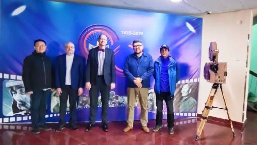 我院旭光副教授赴蒙古国参加了蒙古电影艺术诞生90周...